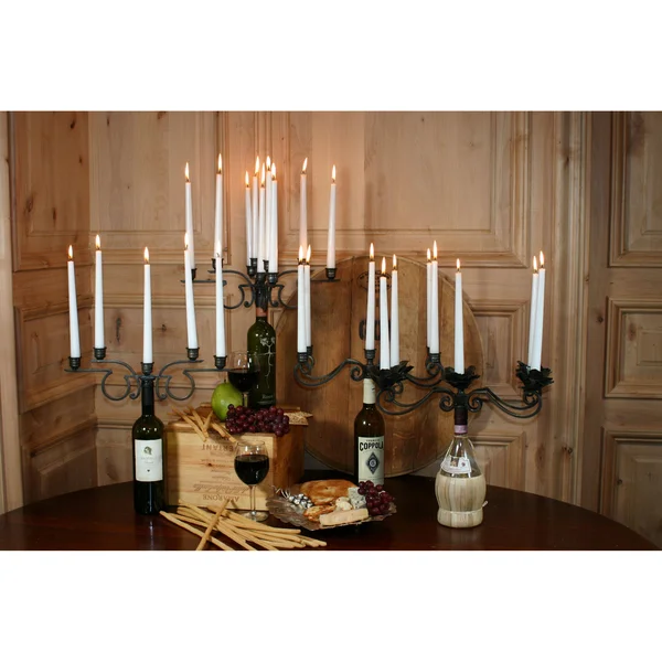 Wine Bottle Candelabra - Contemporary (Tapered, 4-Arm)