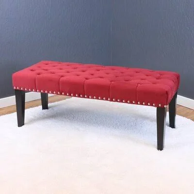 Willa Arlo Interiors Erling Upholstered Bench - White