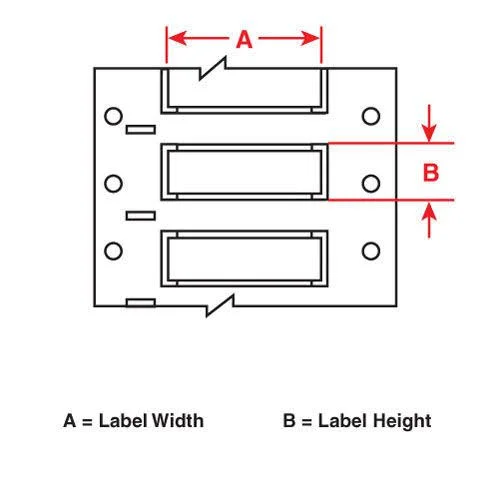Brady 3PS-125-2-WT-SC Wire Marker, Wire Sleeve, PermaSleeve