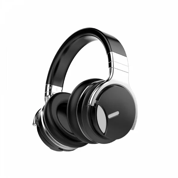 Cowin E7 Active Noise Cancelling Headphones Bluetooth Headphones with Mic Deep Bass Wireless Headphones Over Ear - Black