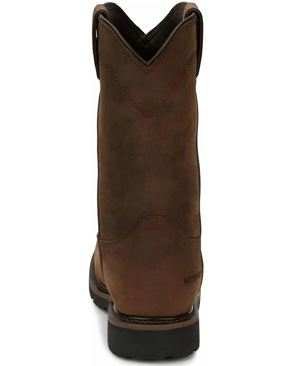 Justin Men's Drywall Waterproof Work Boots - Soft Toe