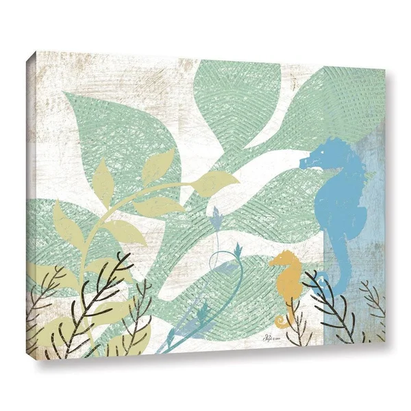 ArtWall Jennifer Pugh's Sea Life I - Gallery Wrapped Canvas - 24x32
