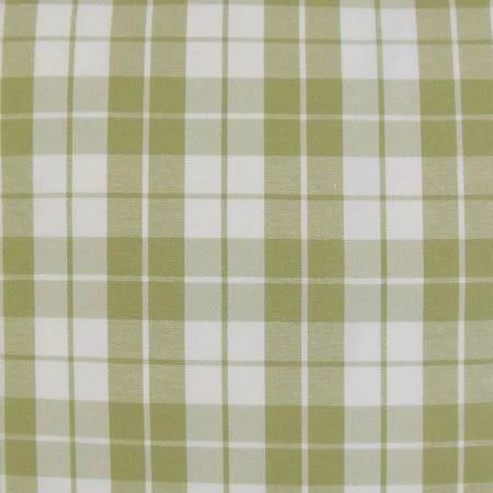 The Pillow Collection Joss Plaid Cotton Throw Pillow, Green