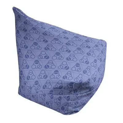 Classic Circles and Waves Bean Bag Cover East Urban Home Size: 38x22 H x 42x22 W x 29x22 D - Cushion Fill: Poly-fill Insert, Upho