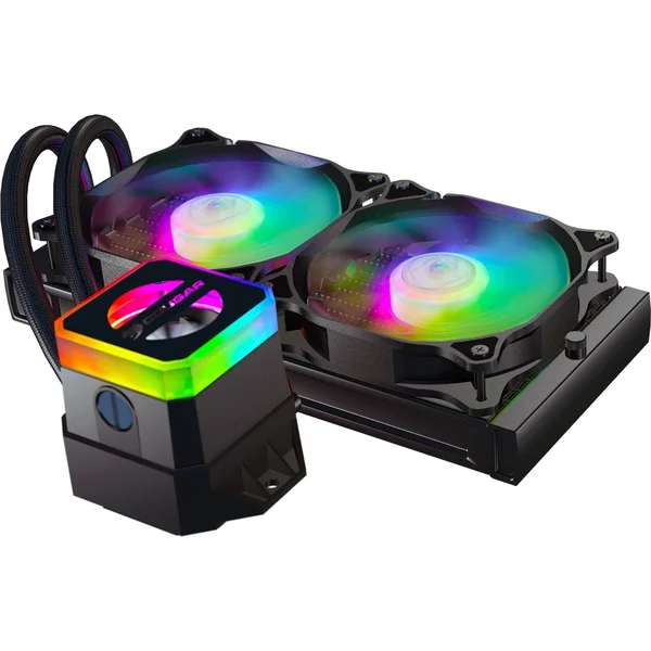 Cougar Helor 240 RGB CPU Aluminum Cooling Kit w/ 2 Fans 240mm