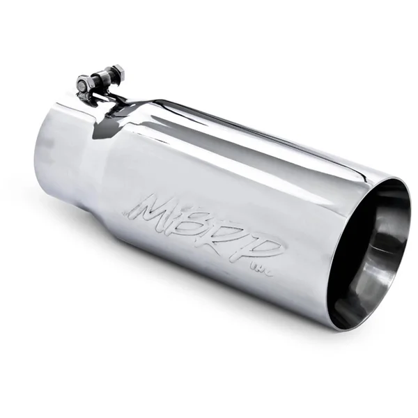 MBRP T5049 Dual Wall Straight Exhaust Tip 12 in. Length 4 in. Inlet &