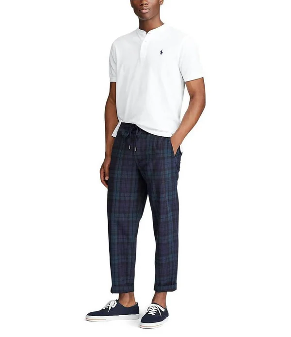 Polo Ralph Lauren Men's Featherweight Mesh Henley - White - M