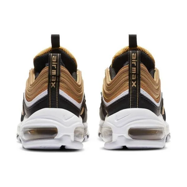 Nike Air Max 97 Black/Gold Grade School Boys& Shoes - Size: 7