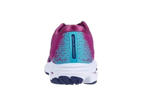 Women's Mizuno Wave Rider Waveknit 3, 11.5, Boysenberry/Medieval Blue