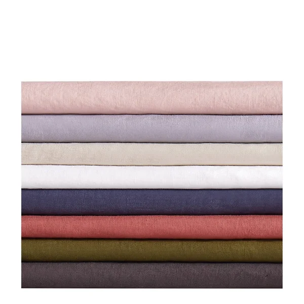 Brooklyn Loom Flax Linen California King Sheet Set - Dusty Rose