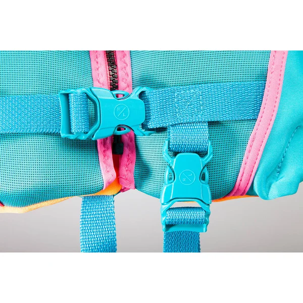Hyperlite Colorful Girl's Child Indy Watersport Life Jacket Vest - Uscg Approved, One size, Pink/Teal