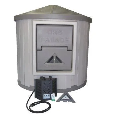 Dog Palace CRB Insulated Heated Dog House - Grey/Taupe