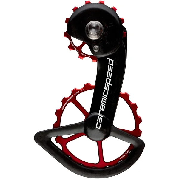 CeramicSpeed OSPW System, Shimano 9100/8000, Coated, Red