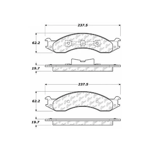 Centric 106.05570 Disc Brake Pad