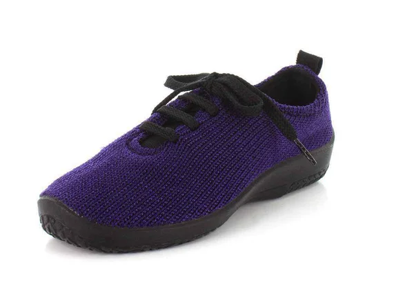 Arcopedico Women's LS Tie Knit Oxford - Purple Plum, 8