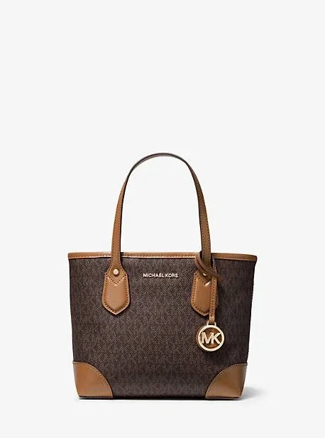 Michael Kors Eva Extra-Small Logo Tote Bag - Brown - Totes