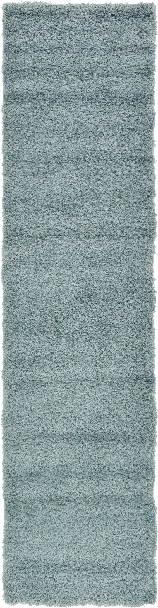 Unique Loom 3151388 5 x 8 ft. Solid Shag Oval Rug Slate Blue