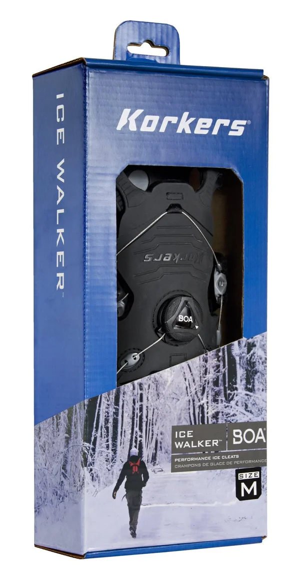 Korkers - Ice Walker - Large - Black/Grey
