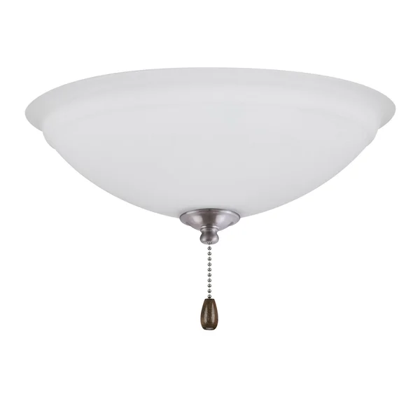 Emerson Ashton Opal Matte LED Light Fixture Brushed Steel LK94BS