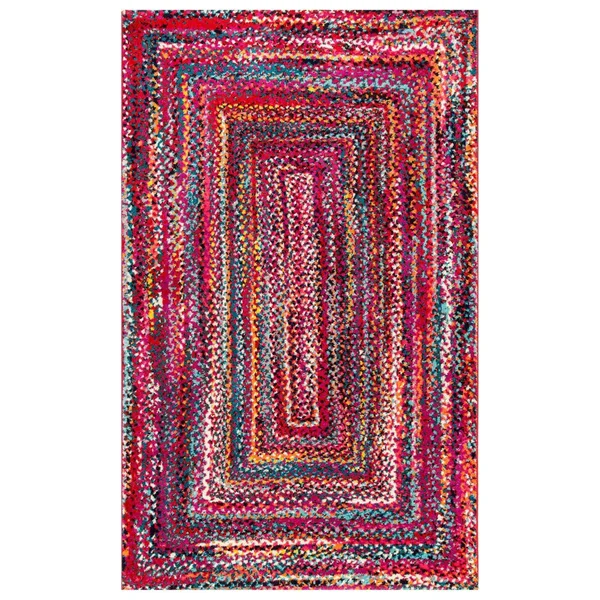 nuLOOM Hargis Labyrinth Area Rug - 5& x 8&, Red