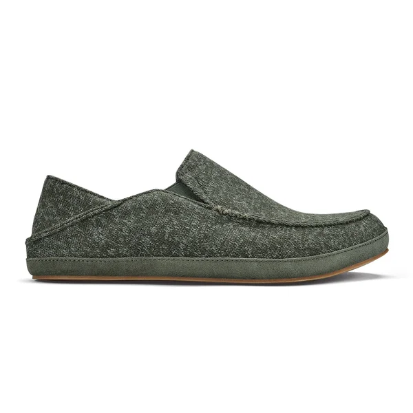 Olukai Moloa Hulu Men's Slippers Deep Olive, Dusty Olive - 7