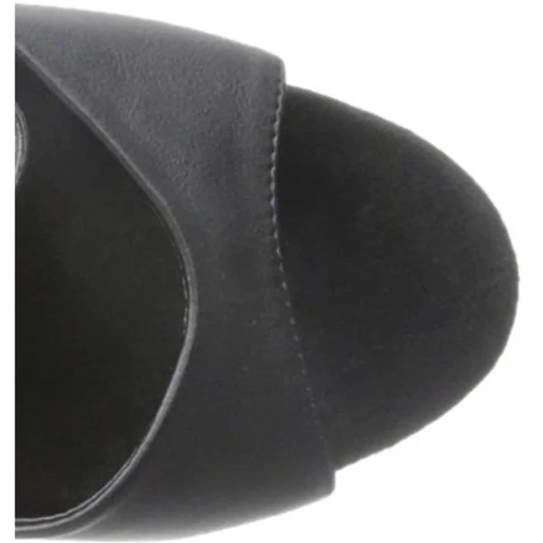 Pleaser FLAMINGO-809, 8x22 Ankle Strap Sandal - Black Matte 12