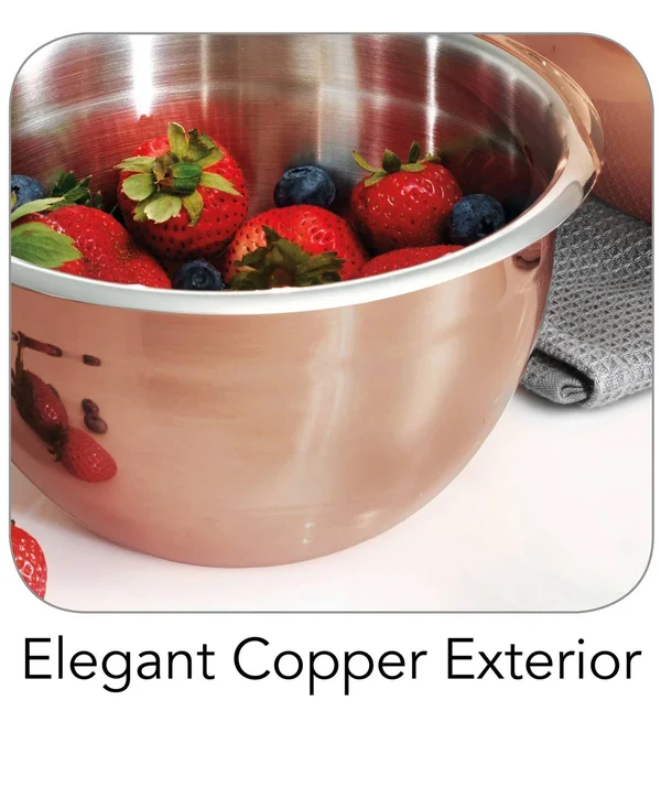 Tramontina Limited Editions 3 qt. Copper Clad Mixing Bowl