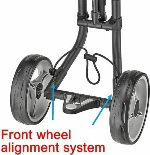 CaddyTek Explorer V8 Superlite 4 Wheel Golf Push Cart Lime