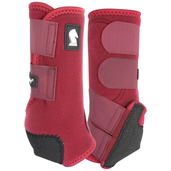 Classic Equine Legacy2 Front Boots Small Cheetah
