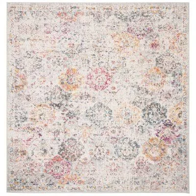 Balderas Gray/Gold Rug Bungalow Rose Rug Size: Square 10&