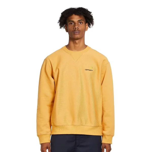Carhartt WIP American Script Sweatshirt I025475 Winter Sun
