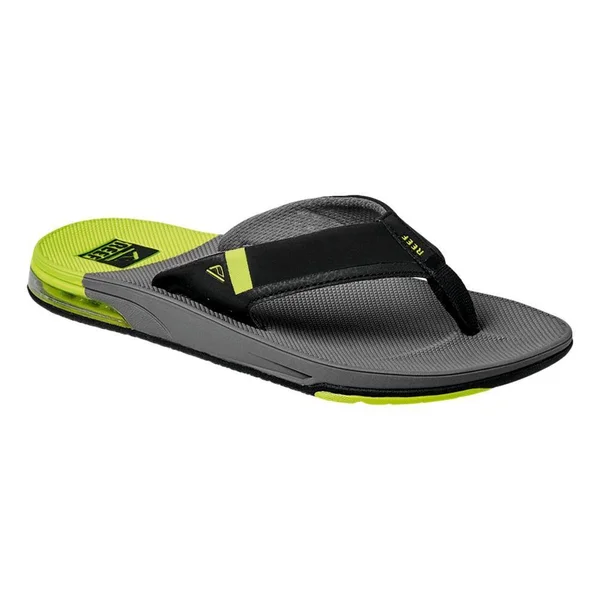 Reef -FANNING Low - Grey/Lime - 10
