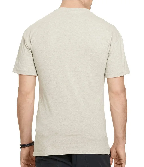 Polo Ralph Lauren Men's Big & Tall Classic Fit V-Neck T-Shirt - RL Red