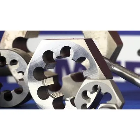 Drill America M42 x 1.5 Carbon (Black) Steel Hex Die, DWTSMH42X1.5