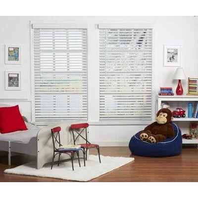 Room Darkening Horizontal Blind Dezario Blind Size: 34x22W x 64x22L - Finish: Dark Oak