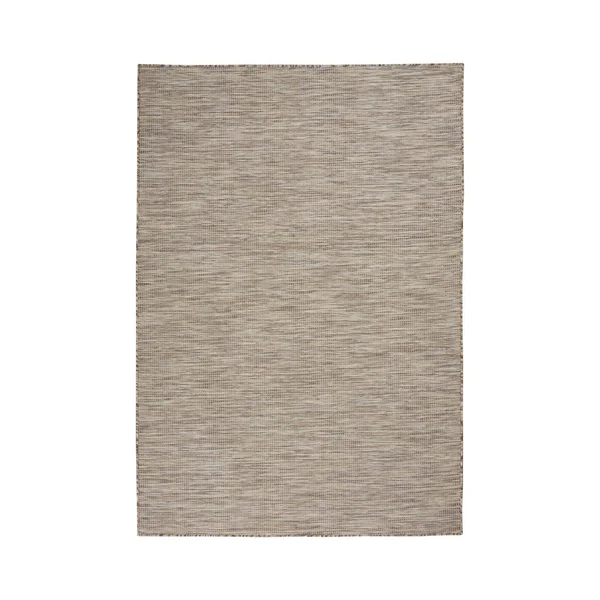Nourison Positano Solid Contemporary Beige Area Rug - Size: 9& x 12&