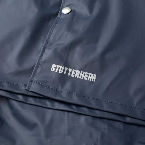 Stutterheim Navy Stockholm Lightweight Raincoat