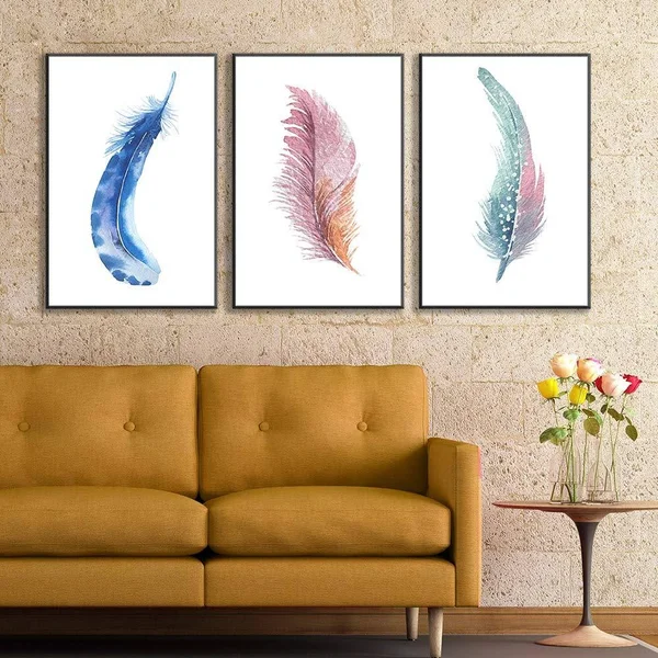 Nwt Framed Canvas Wall Art for Living Room, Bedroom Feature Canvas Prints for Home Decoration Ready to Hanging - 24x22x36x22x3 P