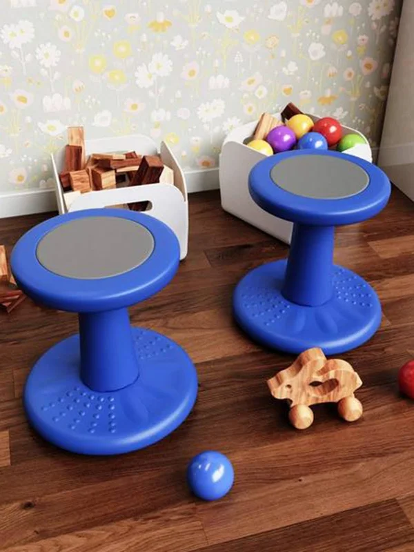 Studico Active Kids Chair - Wobble Chair Toddlers, Pre-Schoolers - Age Range 3-7y Grades K-1-2 - 14 inch High Flexible Seating C