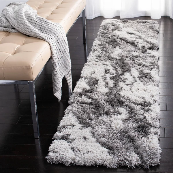Safavieh Clearance Horizon Shag HZN890F Grey Rug - 2&0x22X7&0x22 - Runner