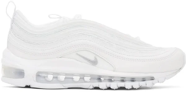 Nike Air Max 97 Triple White - Size 3.5 Men