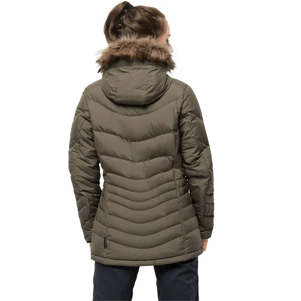 Jack Wolfskin Womens Selenium Bay Down Jacket Granite M