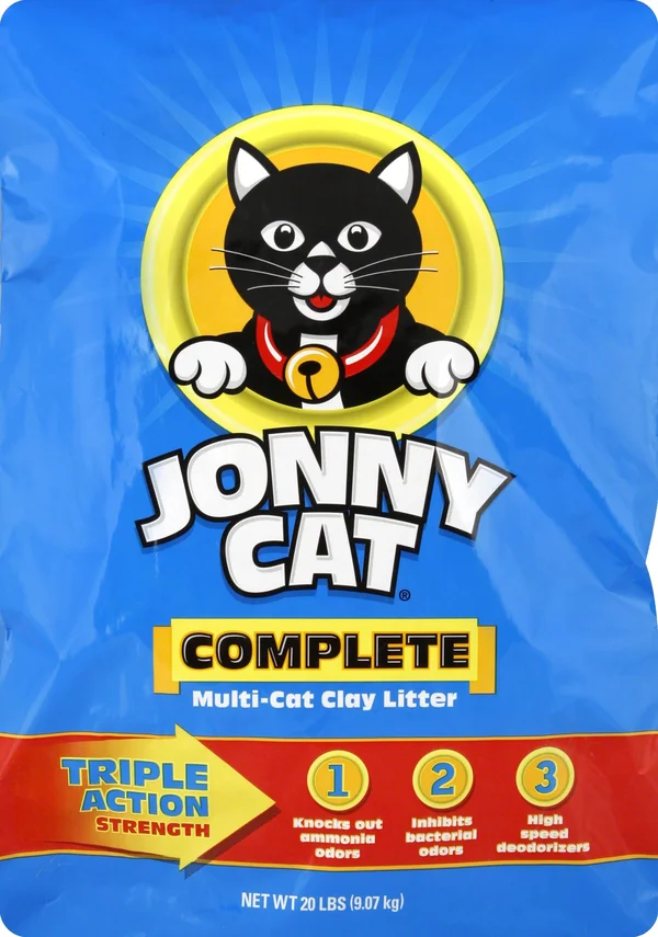 Jonny Cat Cat Litter, Multi-Cat Clay, Complete - 20 lb