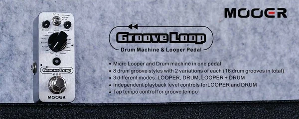Mooer Groove Loop Micro Looper & Drum Machine Pedal