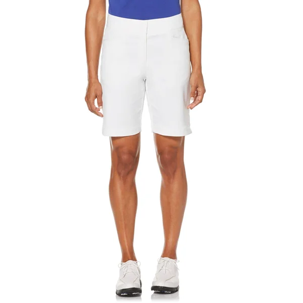 PGA Tour Womens Motionflux Shorts White 2