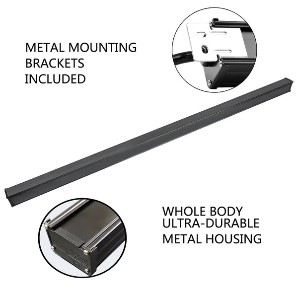 12 Outlets Heavy Duty Metal Socket Power Strip - OviiTech 6-Foot Long Extension Cord with Circuit Breaker. Mounting Brackets Inclu