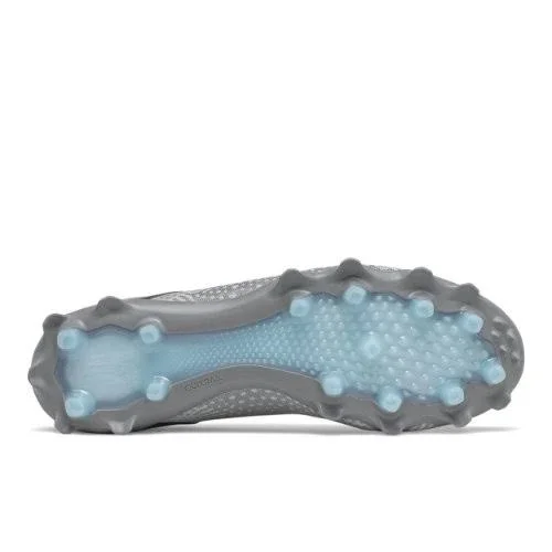 New Balance Men's FreezeLX V3 Lacrosse Shoes - Grey/White (Size 4.5)