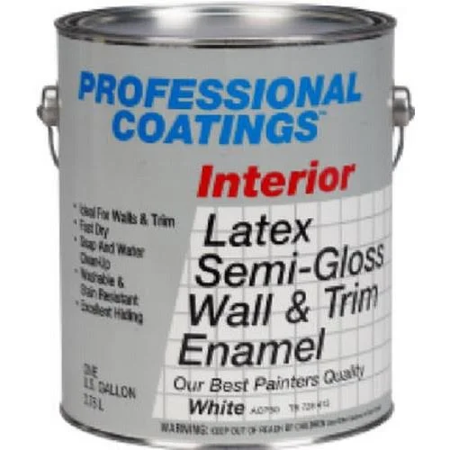 True Value Mfg ACP15-GL Professional Coatings Good Gallon Off White Semi-Gloss Latex Paint