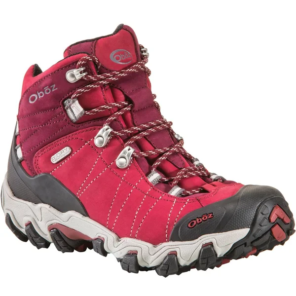 Oboz Bridger Mid B-Dry Women's Hiking Boot - Rio Red, Size 8.0