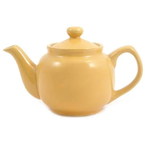Amsterdam 2 Cup Teapot - Yellow - Pack Size Option - Case of 24